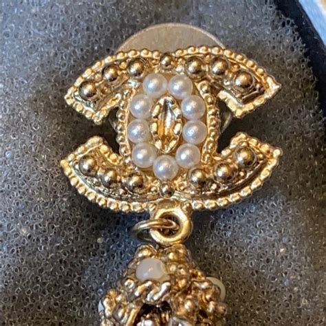 chanel earrings poshmark